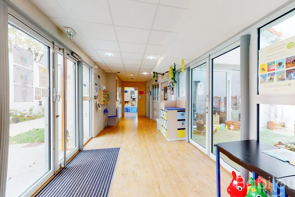Entrée et accueil de la crèche Babilou Lyon Thomas