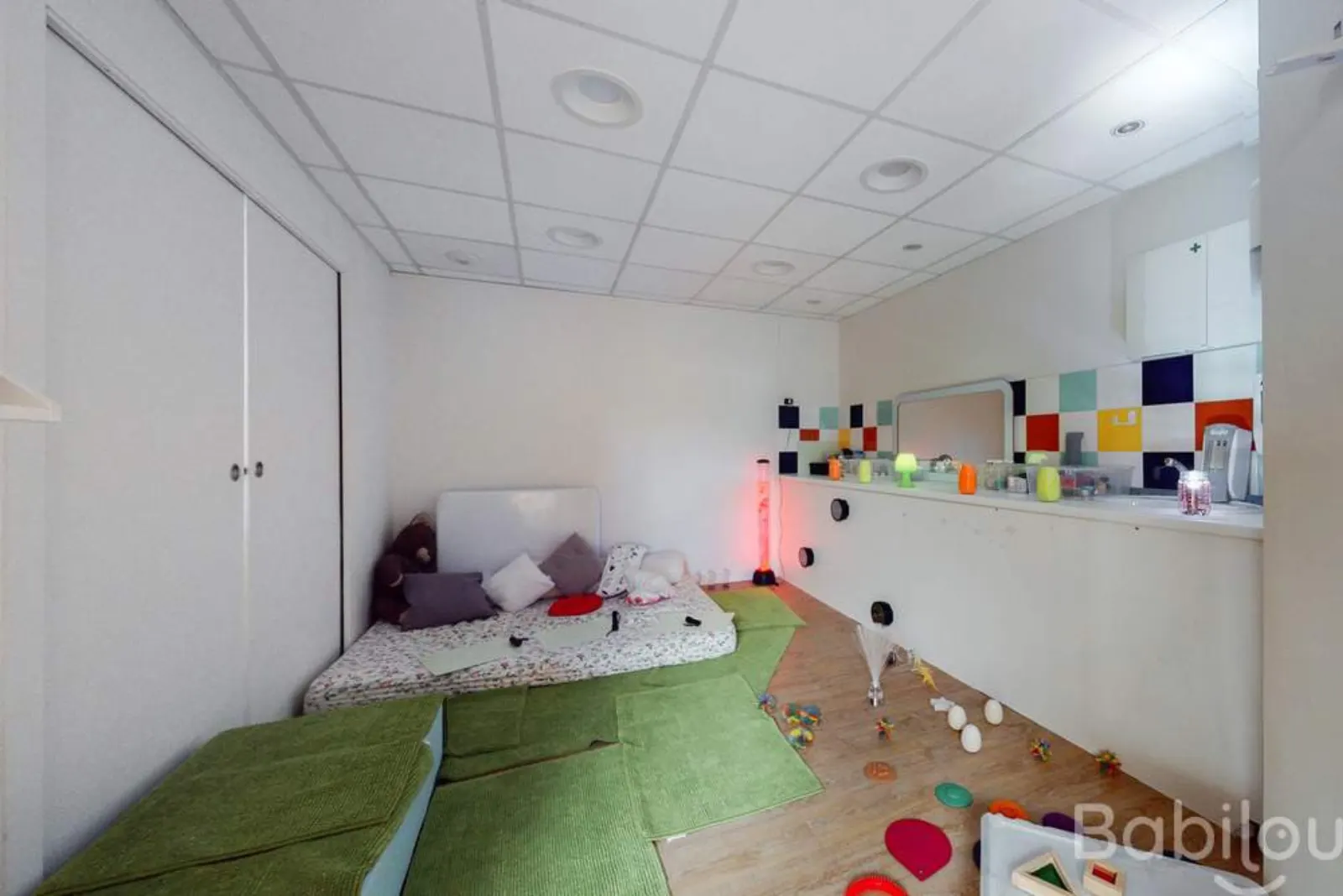 Espace zen/sensoriel de la crèche Babilou Saint-Quentin-Fallavier Garenne