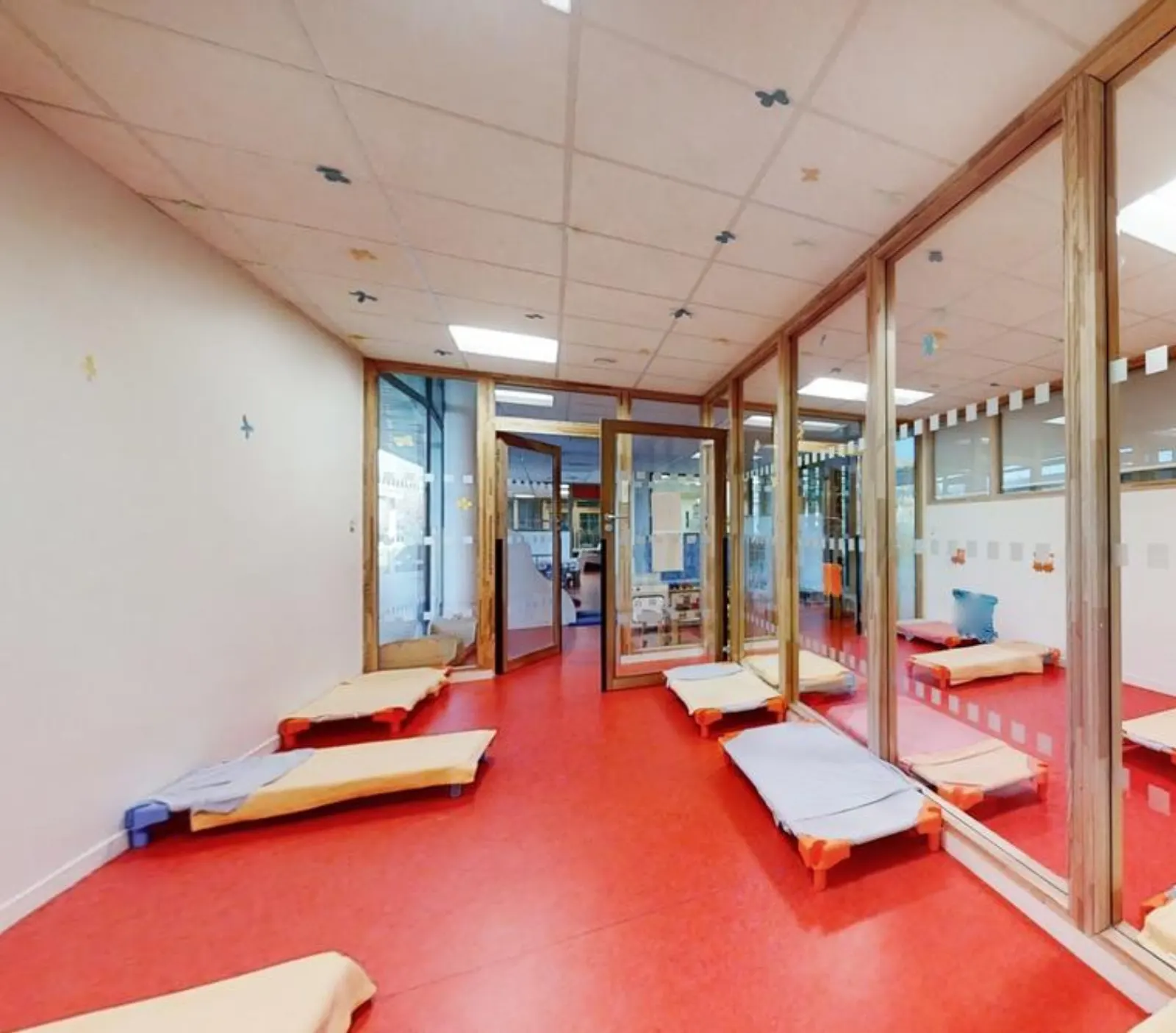 Dortoir de la crèche Babilou Aix-en-Provence Robert Schuman