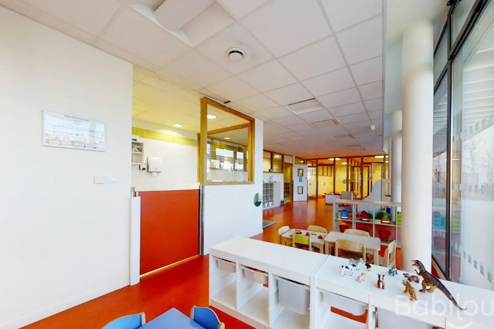 Salle de jeux de la crèche Babilou Aix-en-Provence Robert Schuman
