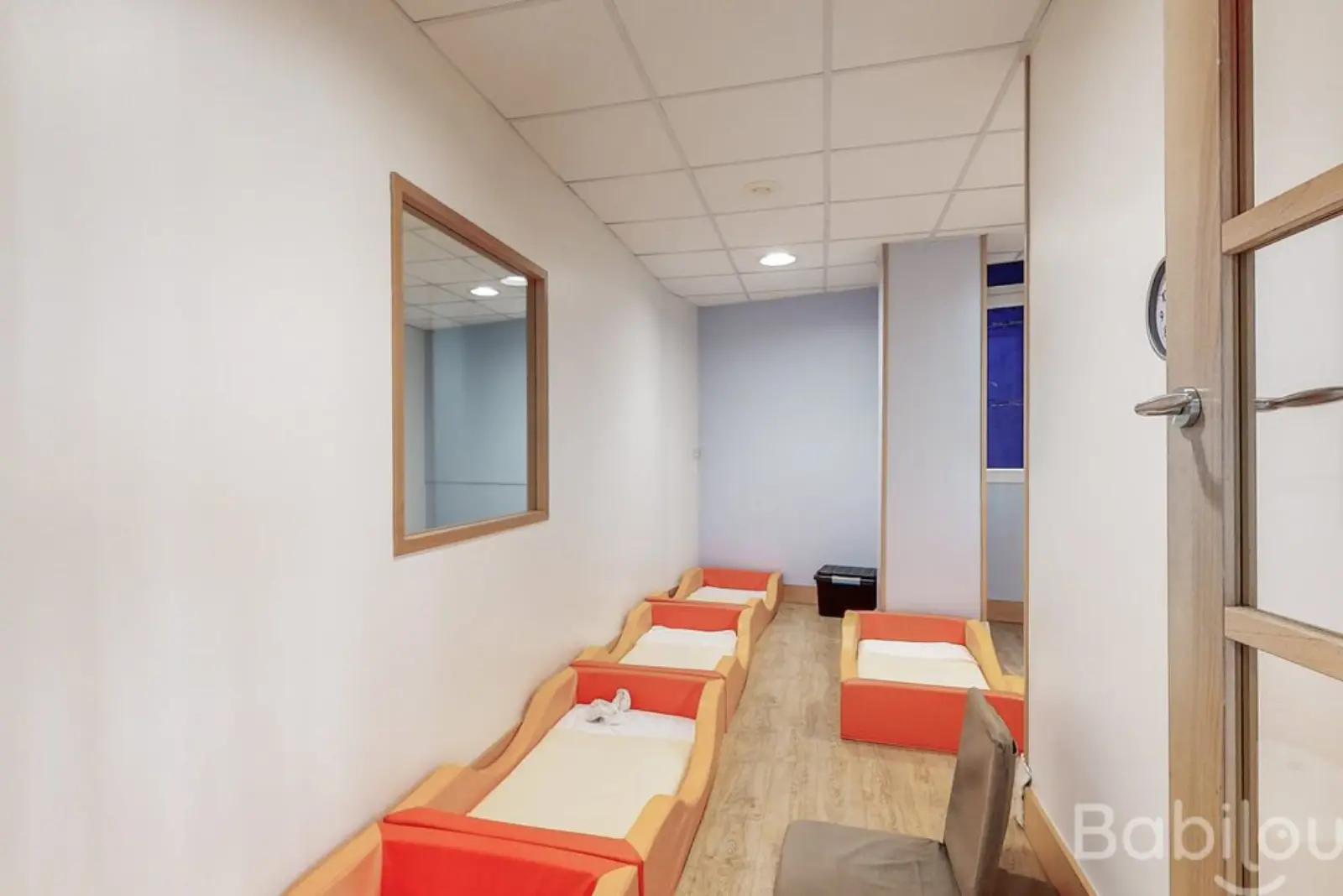 Dortoir de la crèche Babilou Nice La Buffa