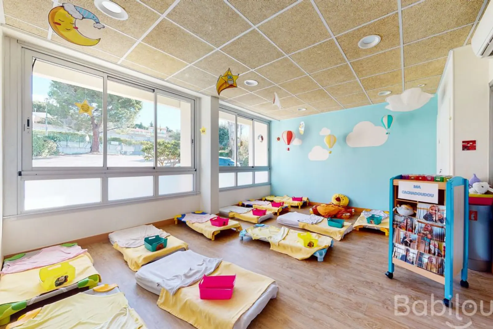 Dortoir de la crèche Babilou Nice Vinaigrier