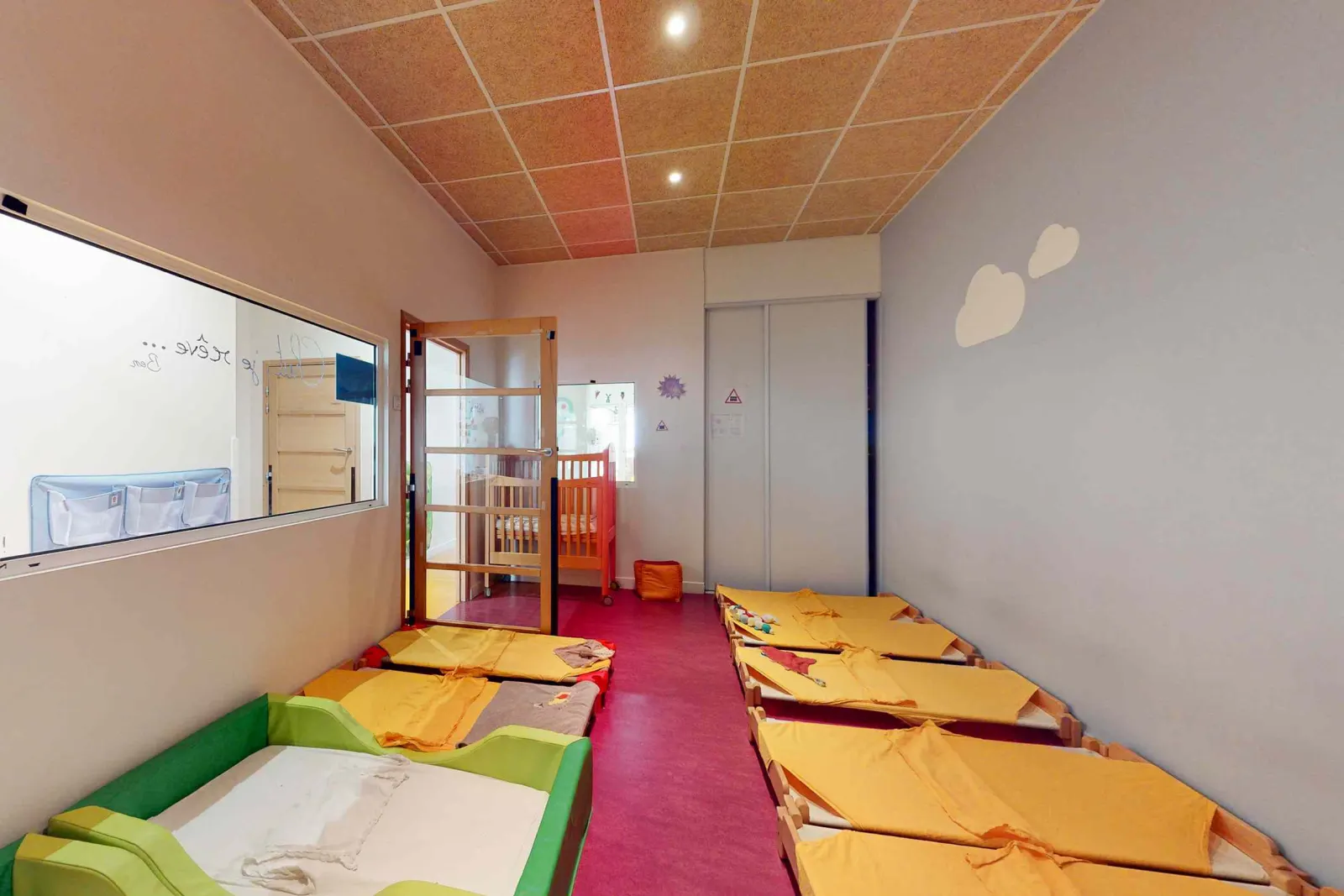 Dortoir de la micro-crèche Babilou Nice Meyerbeer