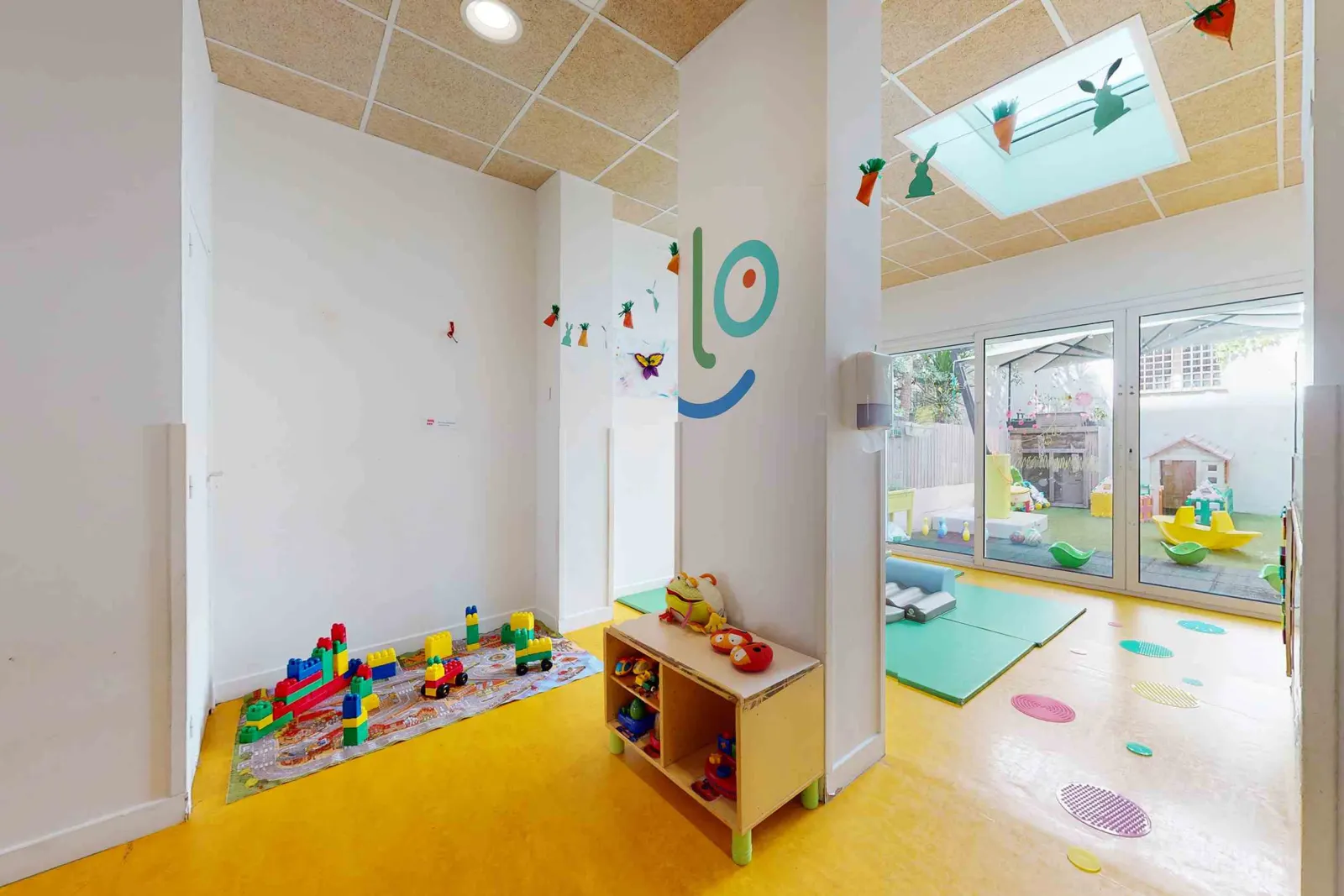 Salle de jeux de la micro-crèche Babilou Nice Meyerbeer