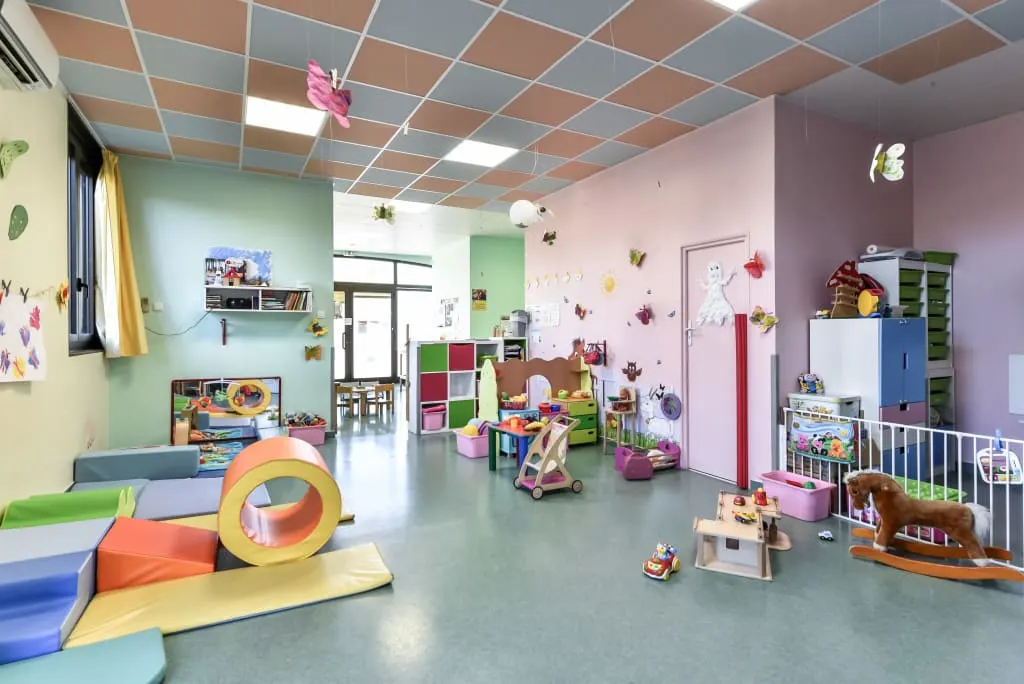 Coin motricité de la micro-crèche Babilou Le Rouret Les Arcades