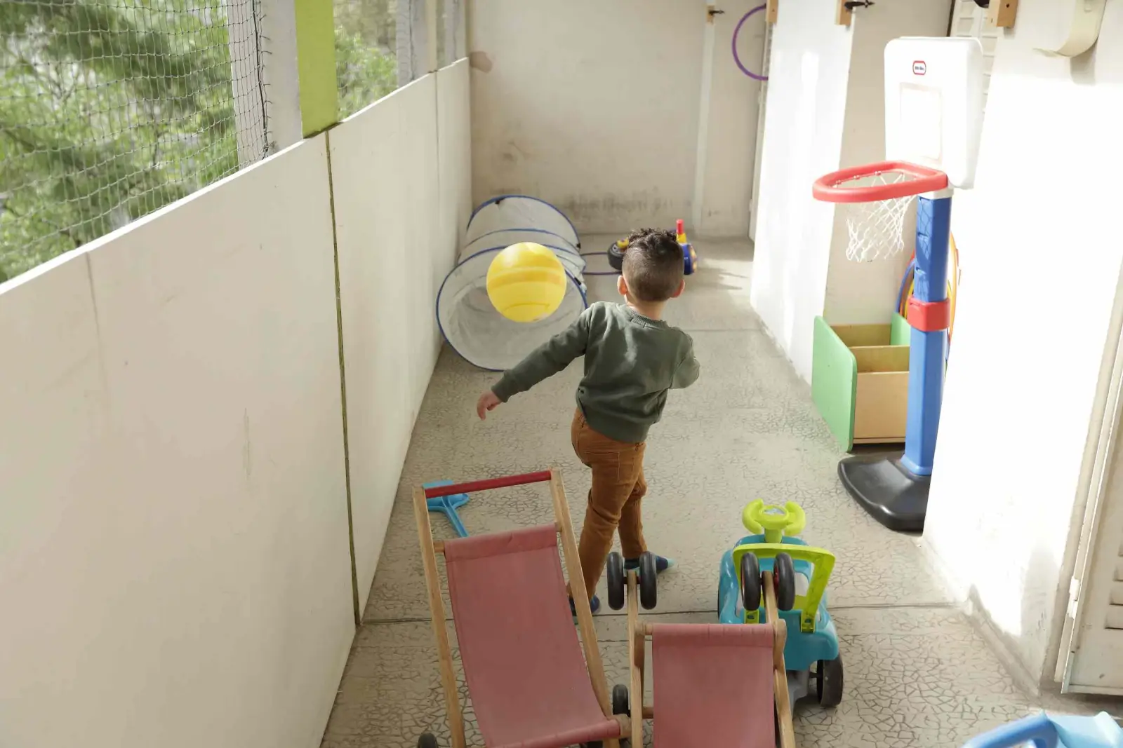 Un balcon pour sortir chaque jour, un projet autour de l'art et de la nature