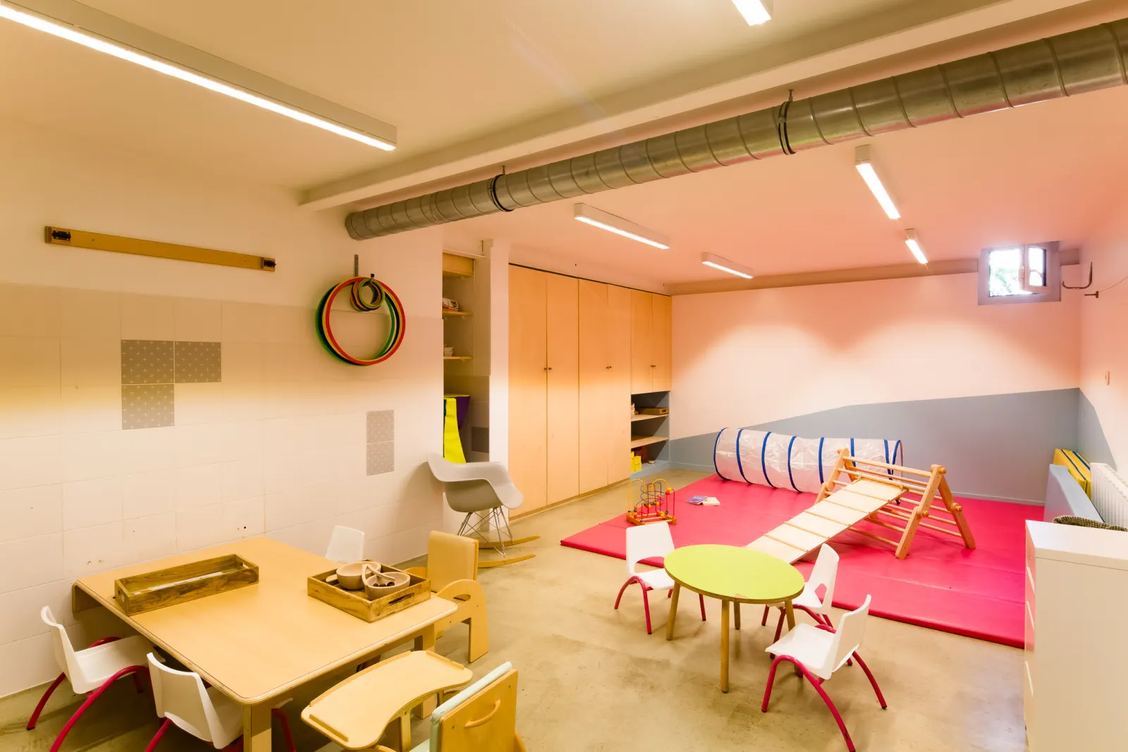 Atelier de motricité de la micro-crèche Babilou Bordeaux Godard, quartier Chartrons