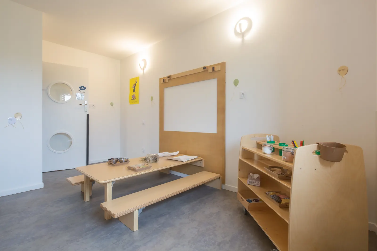 Espace atelier et repos de la micro-crèche Babilou Le Bouscat Ducourneau