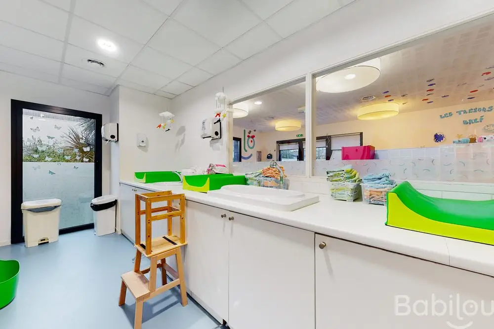 Salle de bain de la crèche Babilou Balma Vidailhan