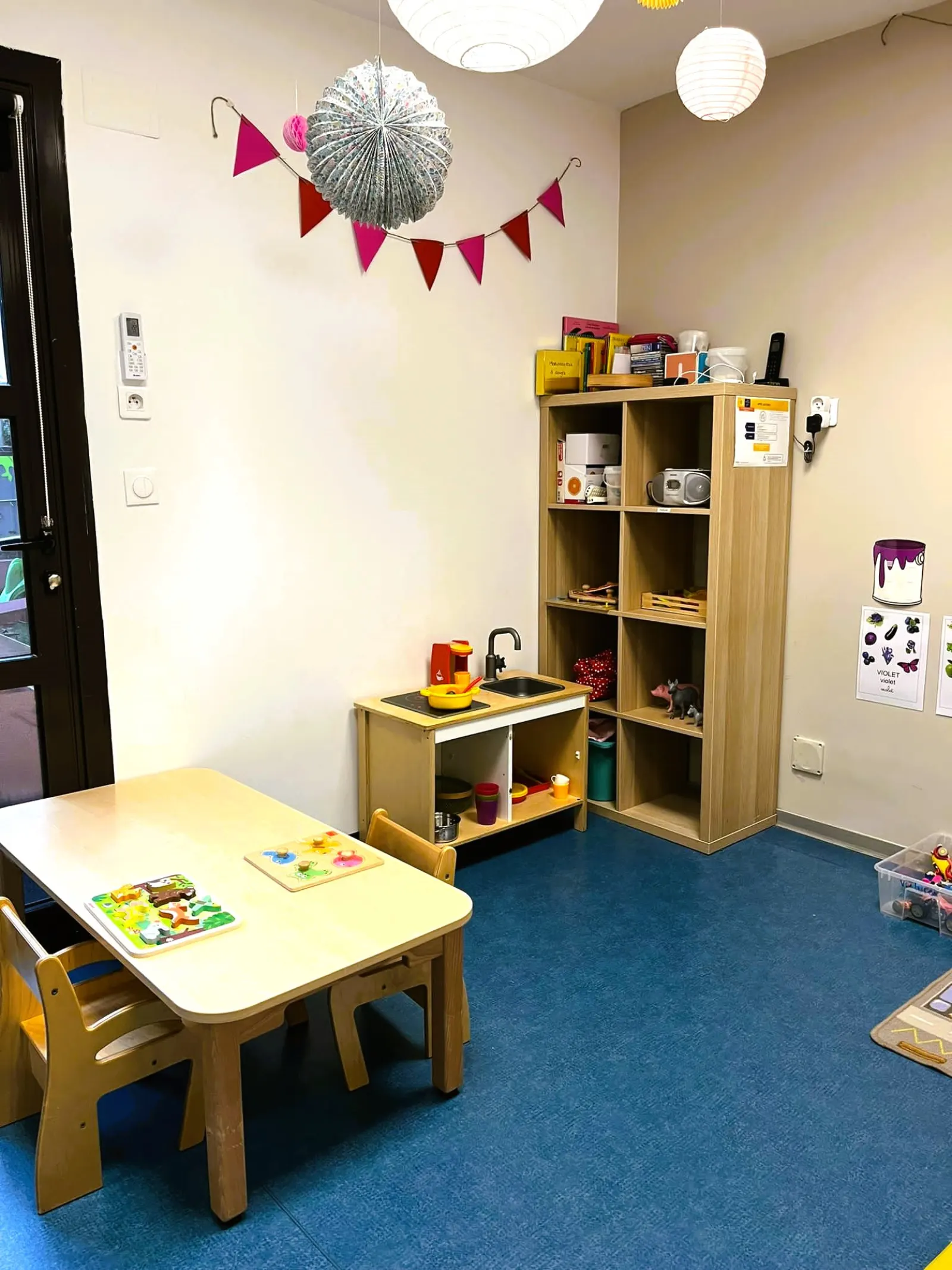 Coin découverte et jeux d'éveil à la micro-crèche Babilou Montpellier Club 7