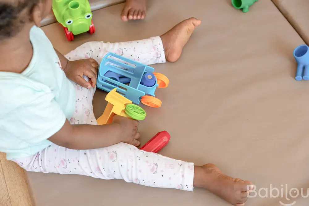 Éveil sensoriel à la crèche Babilou Toulouse Lalande