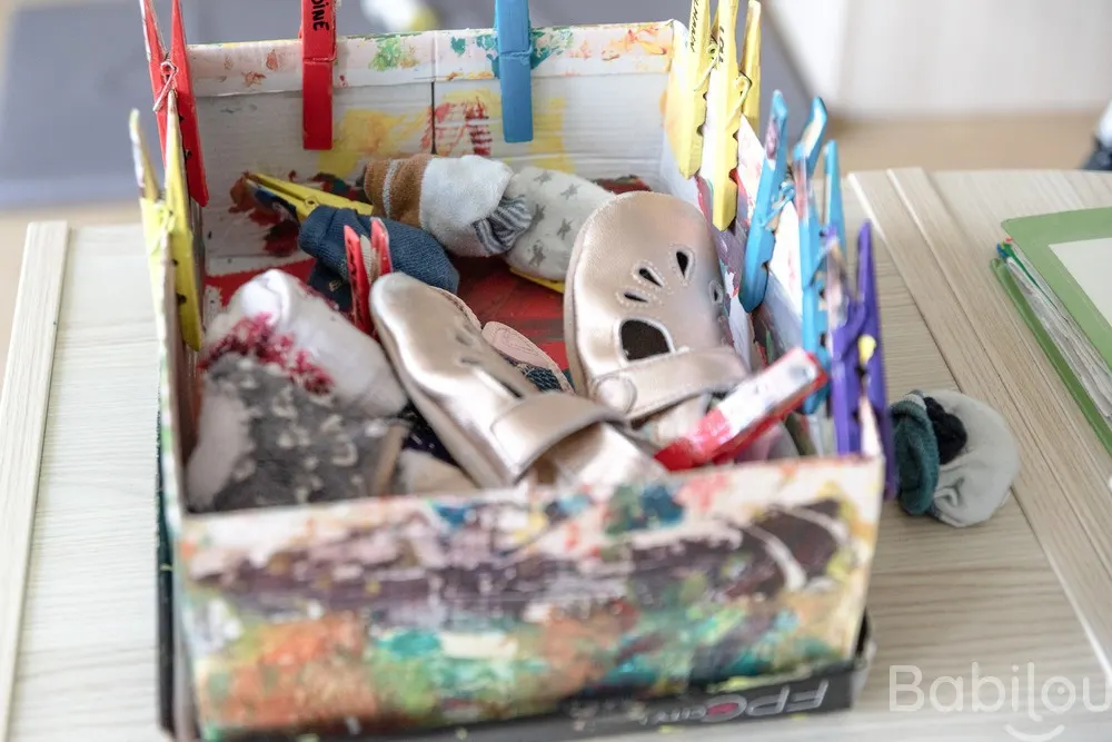 Atelier créatif de peinture à la crèche Babilou Muret Pyrénées