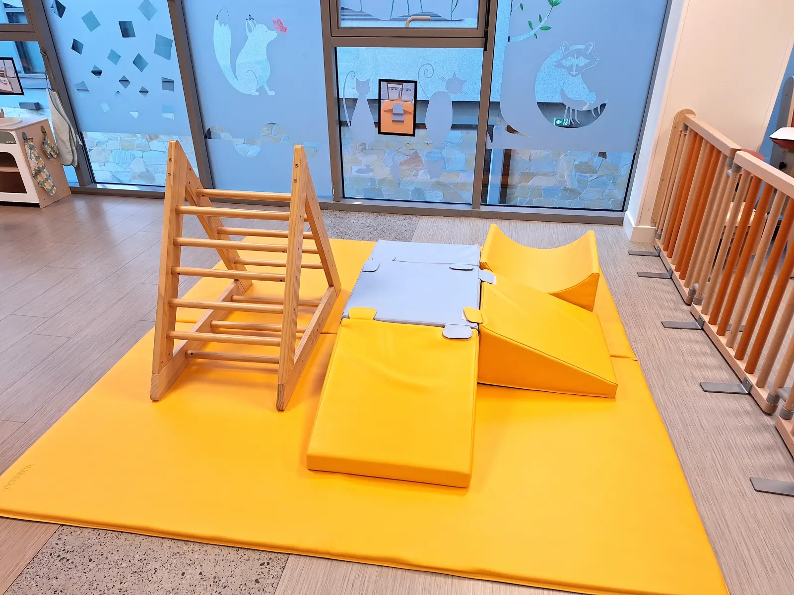 Coin motricité libre de la micro-crèche Minido L'Intrépide à Saint-Herblain