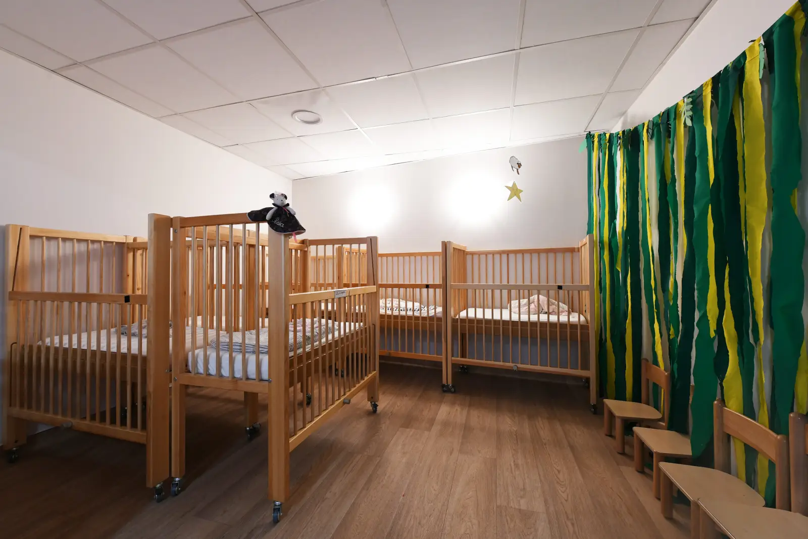 Une micro-crèche <strong>du réseau Les Coloriés</strong>, en plein centre-ville