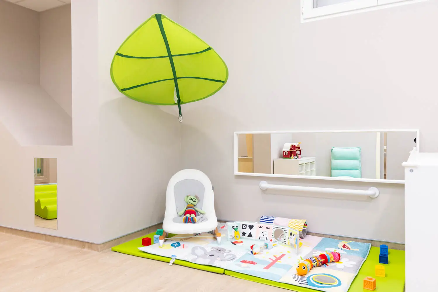 Coin repos des bébés à la micro-crèche Achille et Camille d'Alfortville