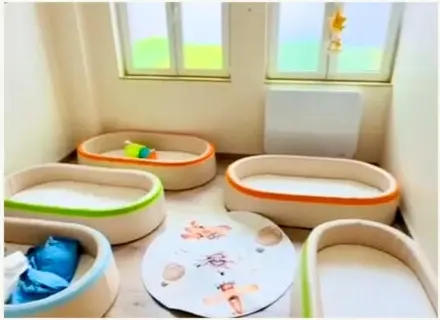 Dortoir de la micro-crèche Les Petits Pierrots 4 à Saint-Quentin