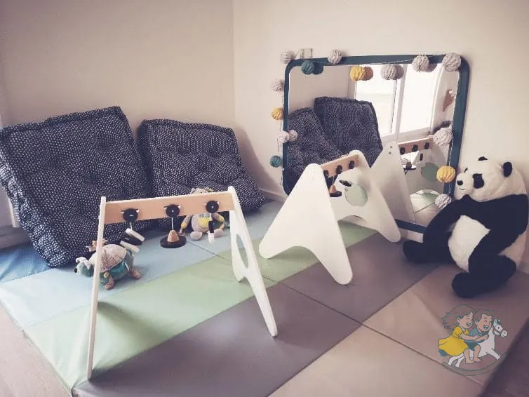 Coin bébé et éveil sensoriel à la micro-crèche Dolce Vita de Talant