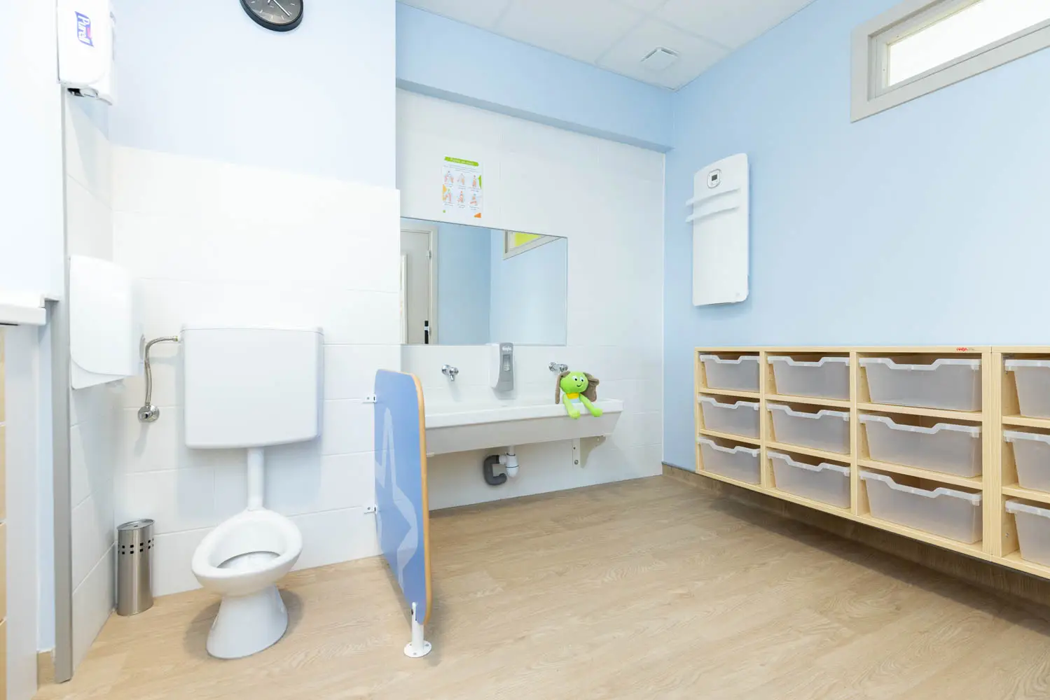 Salle de change de la micro-crèche de Tomblaine