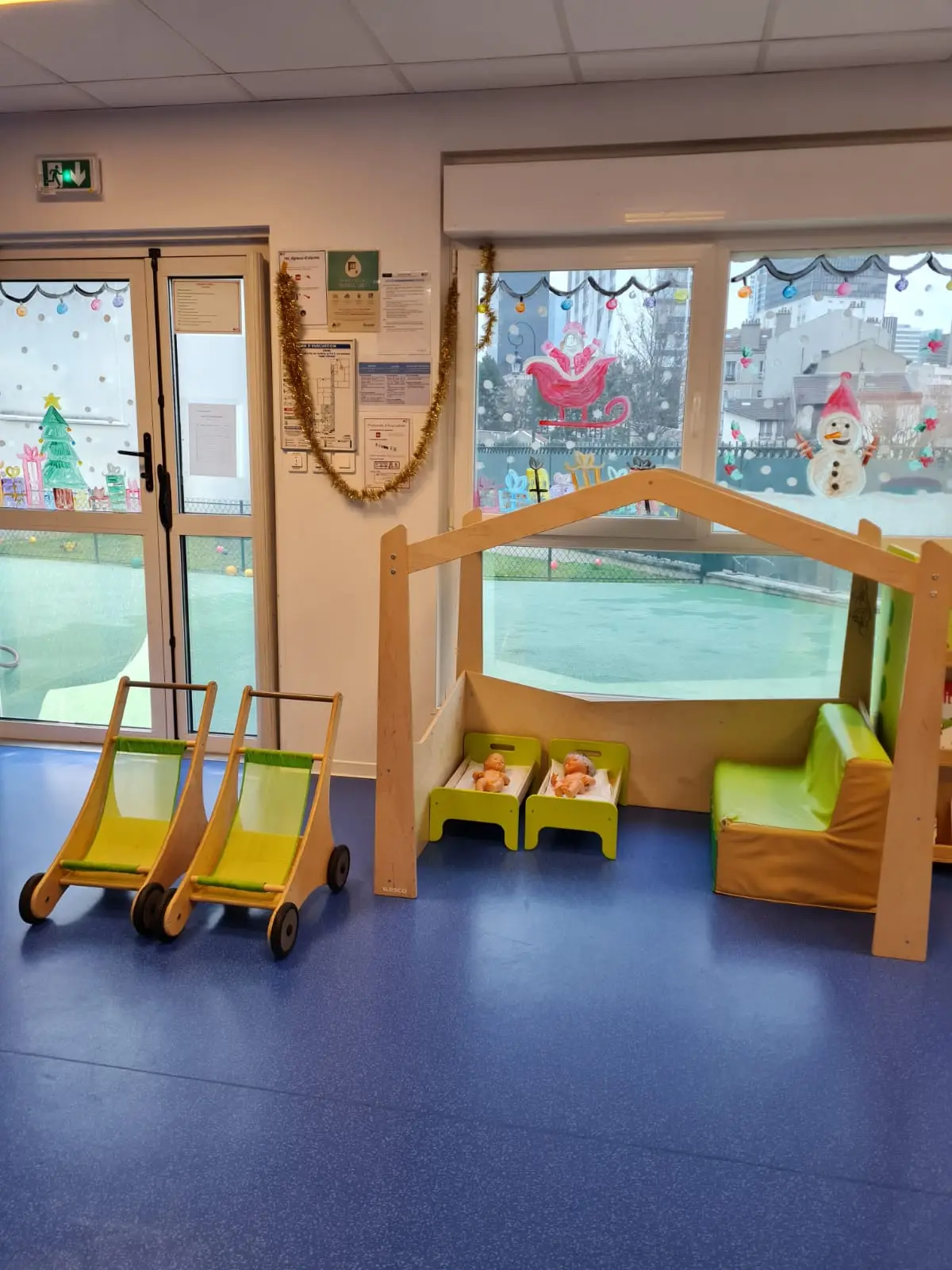 Une crèche municipale au cœur d'un quartier animé