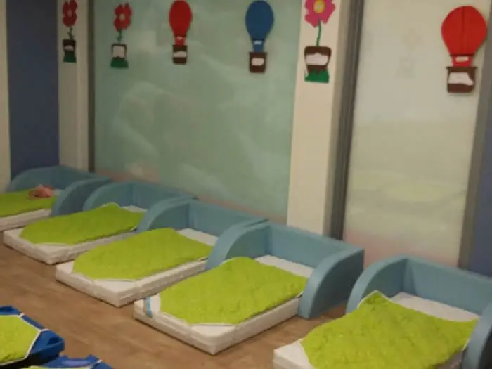 Dortoir de la crèche Aubervilliers