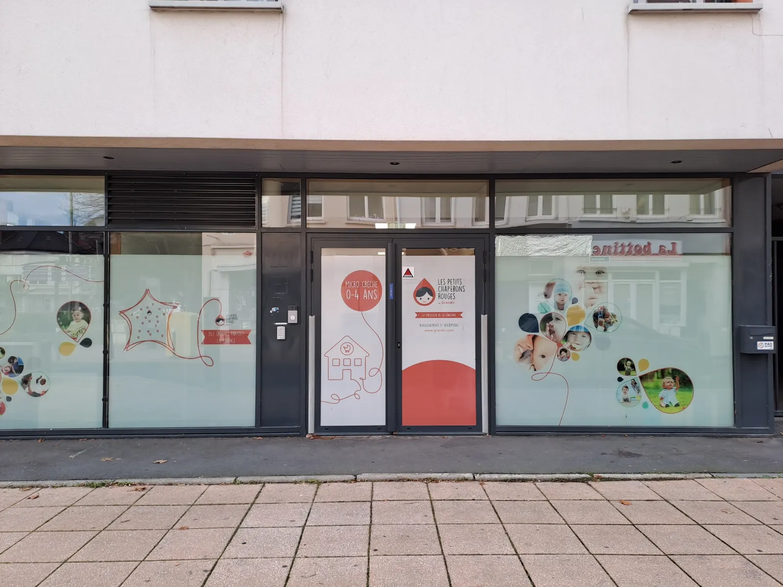 Façade de la micro-crèche Les Malicieux de la Concorde, rue Albert 1er à Dunkerque