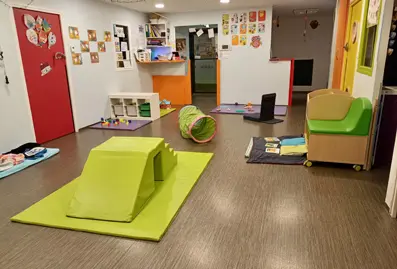 Espace de jeux et de motricité de la micro-crèche Les COOP'ains de Paulo à Coutances