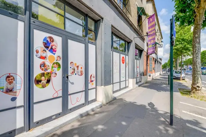 Façade de la crèche Les Petits Chaperons Rouges à La Garenne-Colombes