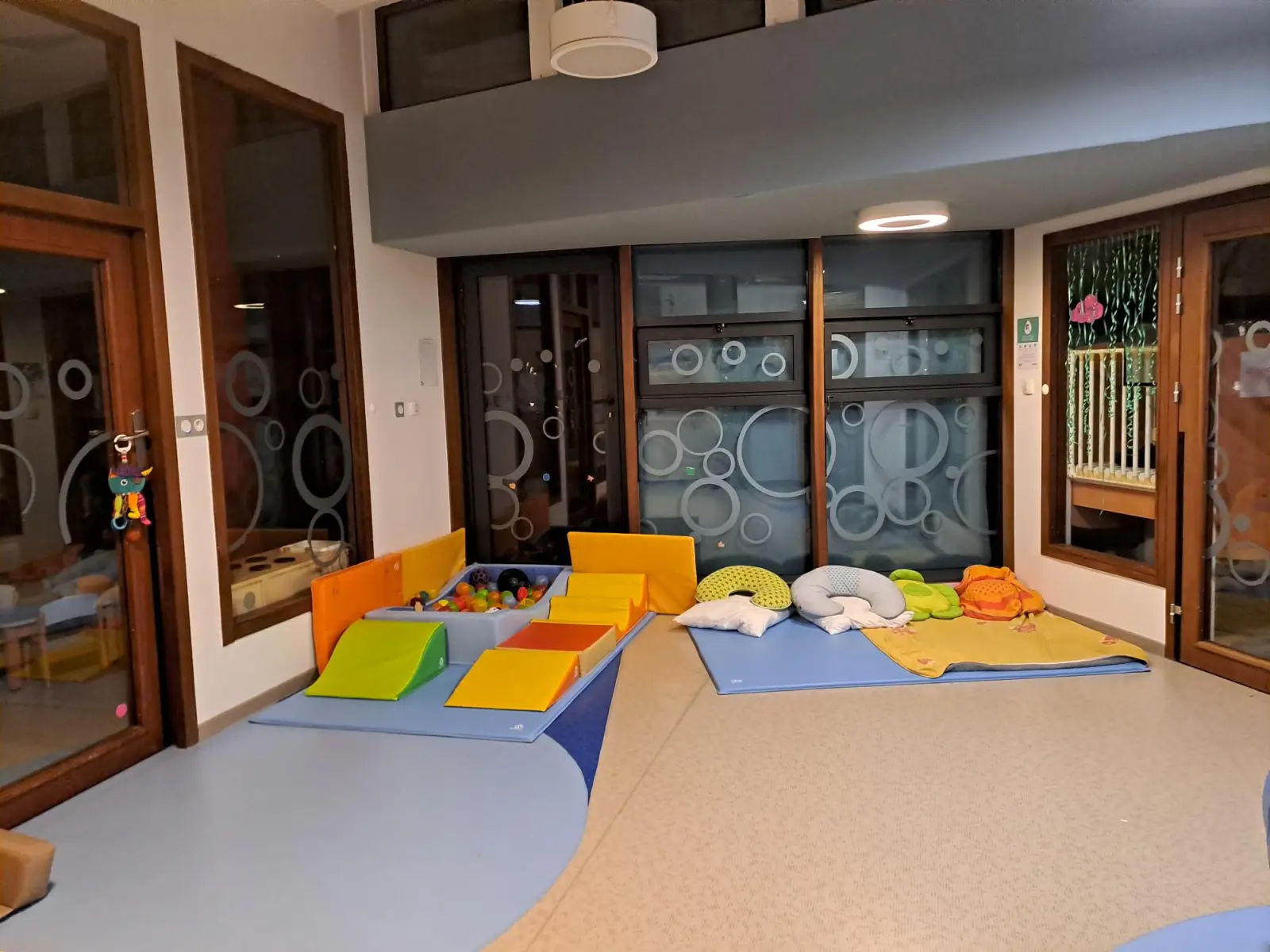 Espace de jeux et motricité de la crèche Faustin Hélie à Paris 16