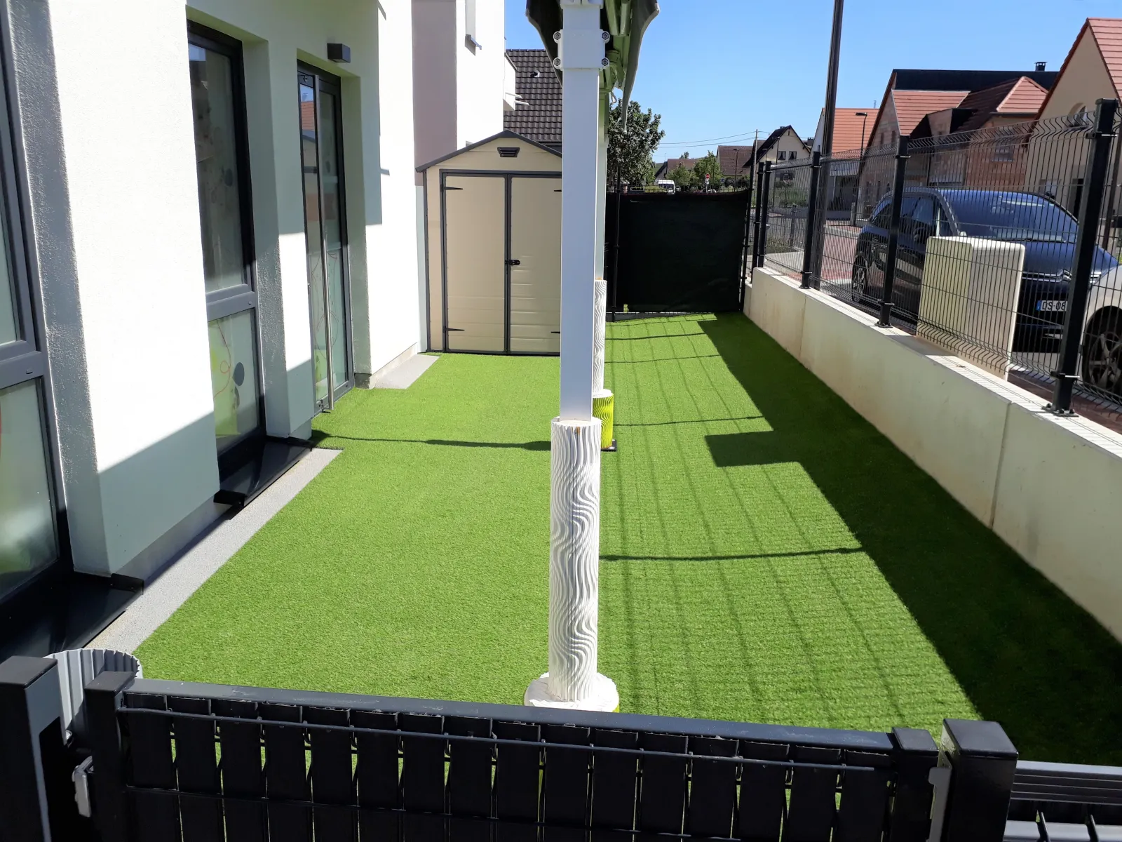 Jardin extérieur de la micro-crèche à Turckheim