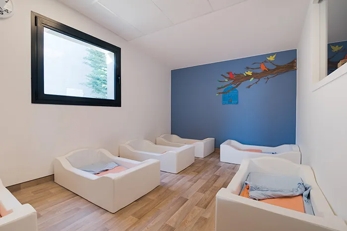 Dortoir de la micro-crèche Les Malicieux de Bel Air à Salon-de-Provence