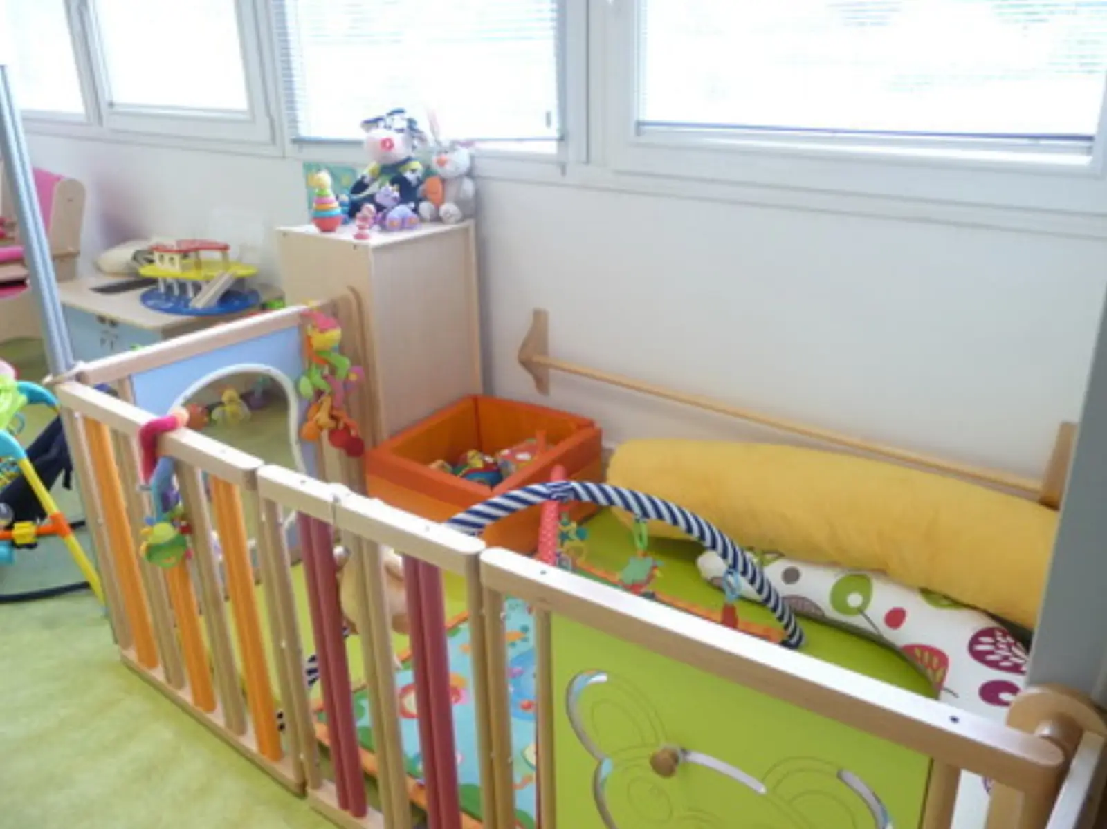 Espace bébés de la micro-crèche Kiddy Garden à Crolles