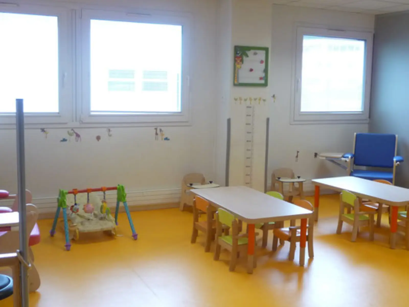Espace repas de la micro-crèche Kiddy Garden à Crolles
