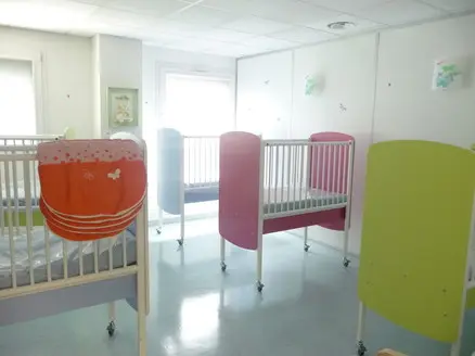 Dortoir de la micro-crèche Kiddy à Crolles