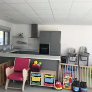 Coin repas de la micro-crèche Kiddy Ocean à La Pierre