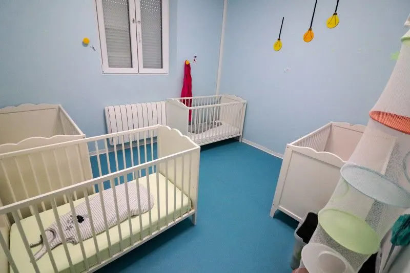 Dortoir des bébés à la micro-crèche Les Chérubins de Mommenheim