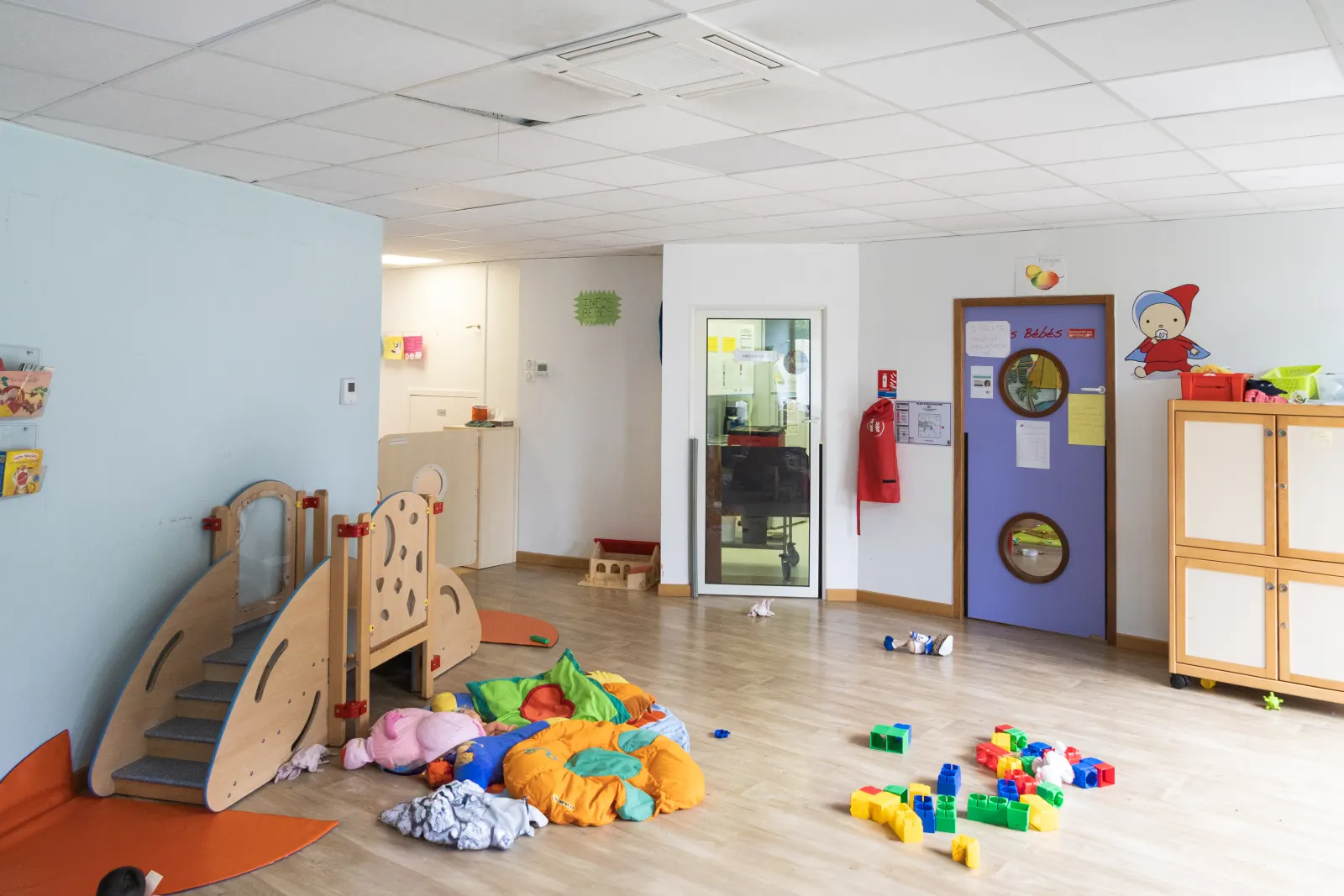 Une crèche <strong>agréable</strong> qui favorise l'apprentissage des enfants