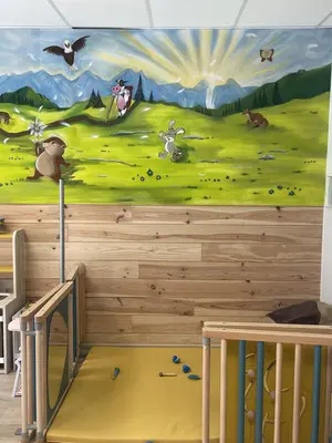Espace bébés de la micro-crèche Kiddy Mountains à Villard-Bonnot