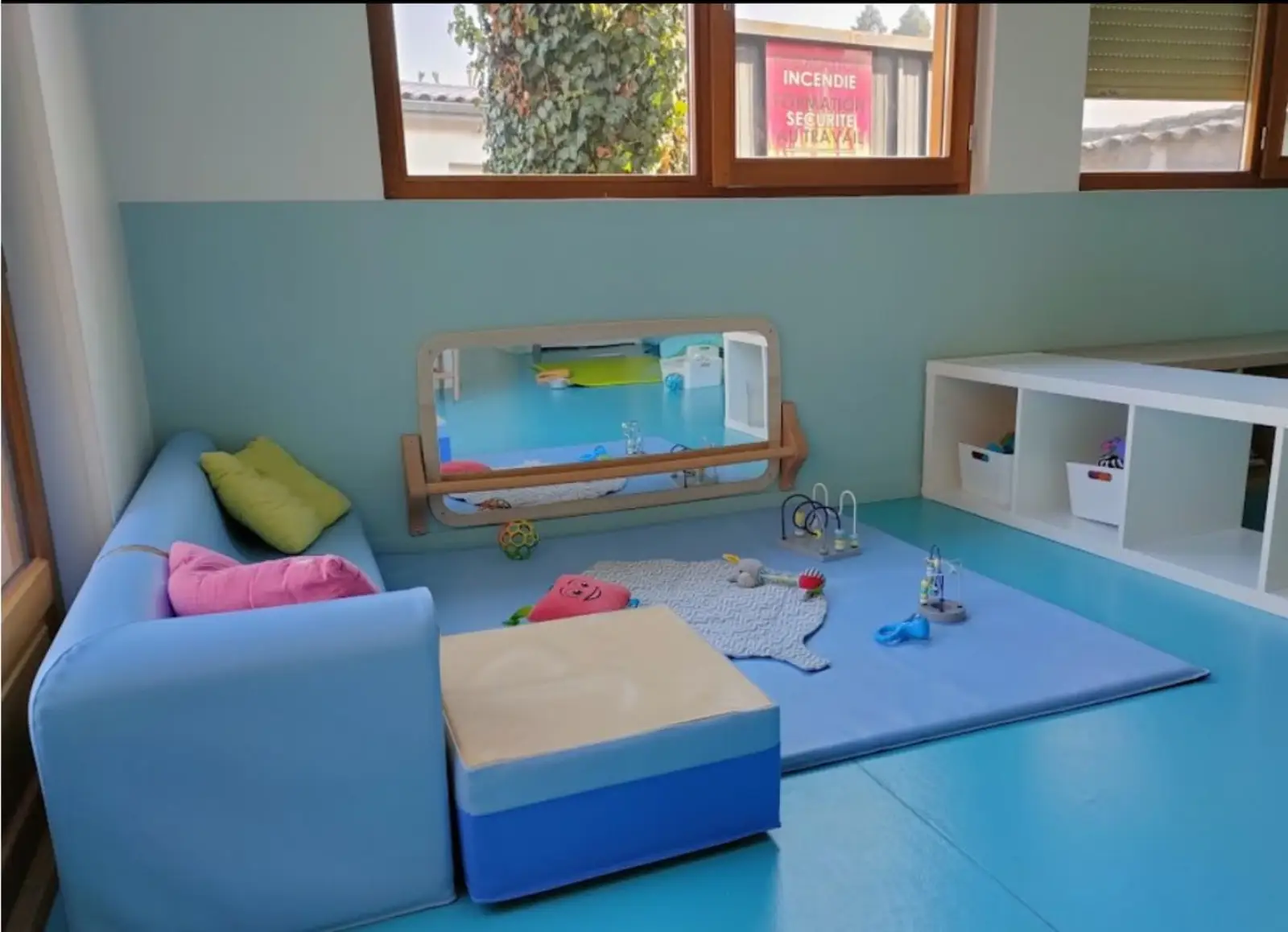 Coin détente de la micro-crèche Baby Montessori à Oullins