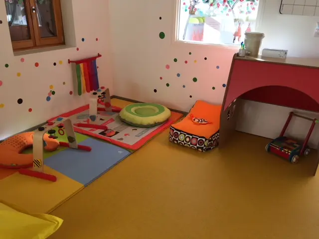 Coin motricité et jeux souples de la micro-crèche Les Roudoudous à Arenthon