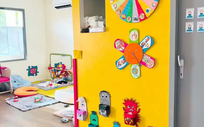 Décoration murale de la micro-crèche À Petits Pas à Marcheprime