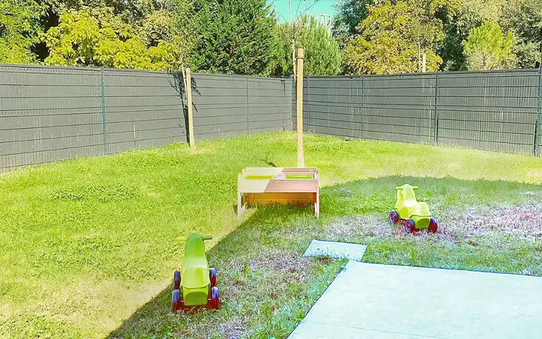 Un grand jardin au cœur du quartier Noës