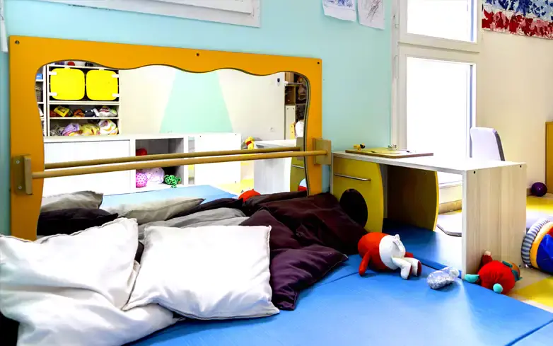 Coin repos et détente de la micro-crèche Le Patio à Marseille