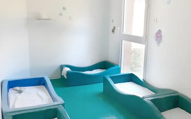 Espace nuit et sieste de la micro-crèche La Calanque à Ensuès-la-Redonne