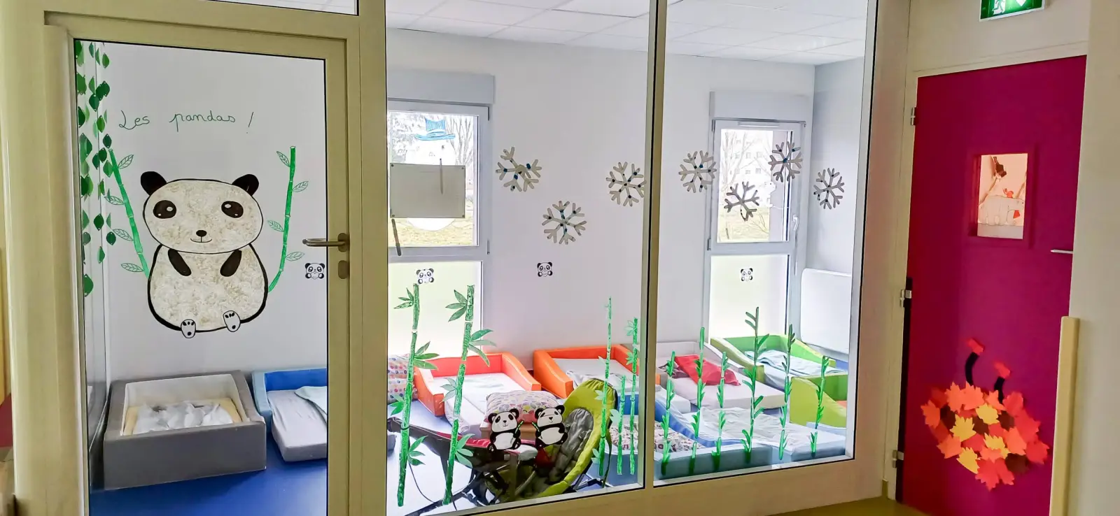 Dortoir de la micro-crèche Oursons et Cie de Mainvilliers