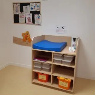 Espace de change de la micro-crèche de Janzé