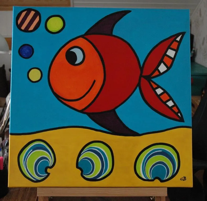 Création artistique réalisée par les enfants de la micro-crèche Les Roudoudous Belle Aire