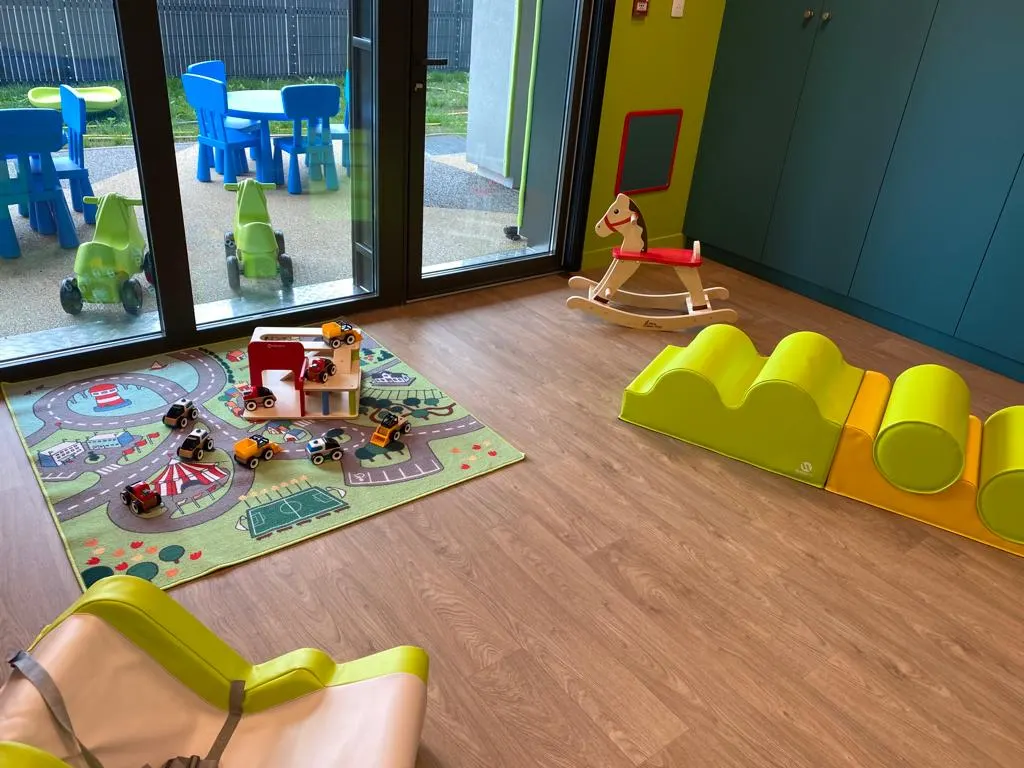 Coin jeux de la micro-crèche Les Roudoudous à Cornier