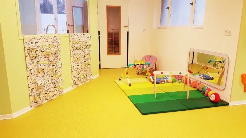 Coin repos des bébés de la micro-crèche Les Chérubins de Staffelfelden
