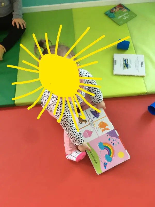 Coin lecture et éveil à la micro-crèche Les Chérubins d'Alès