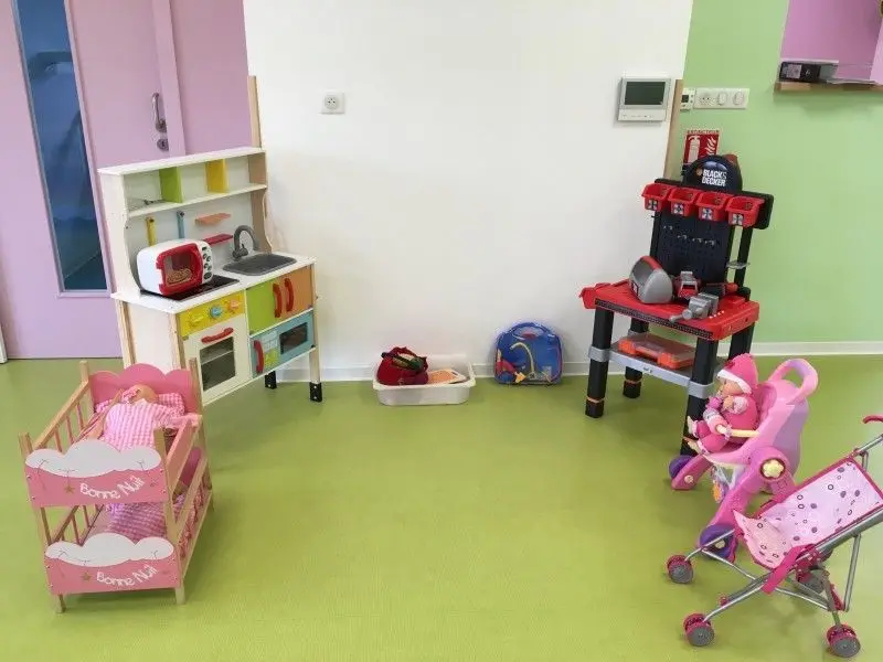 Coin jeux d'imitation de la micro-crèche à Lupstein